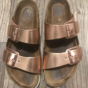 Rose Gold Birkenstocks